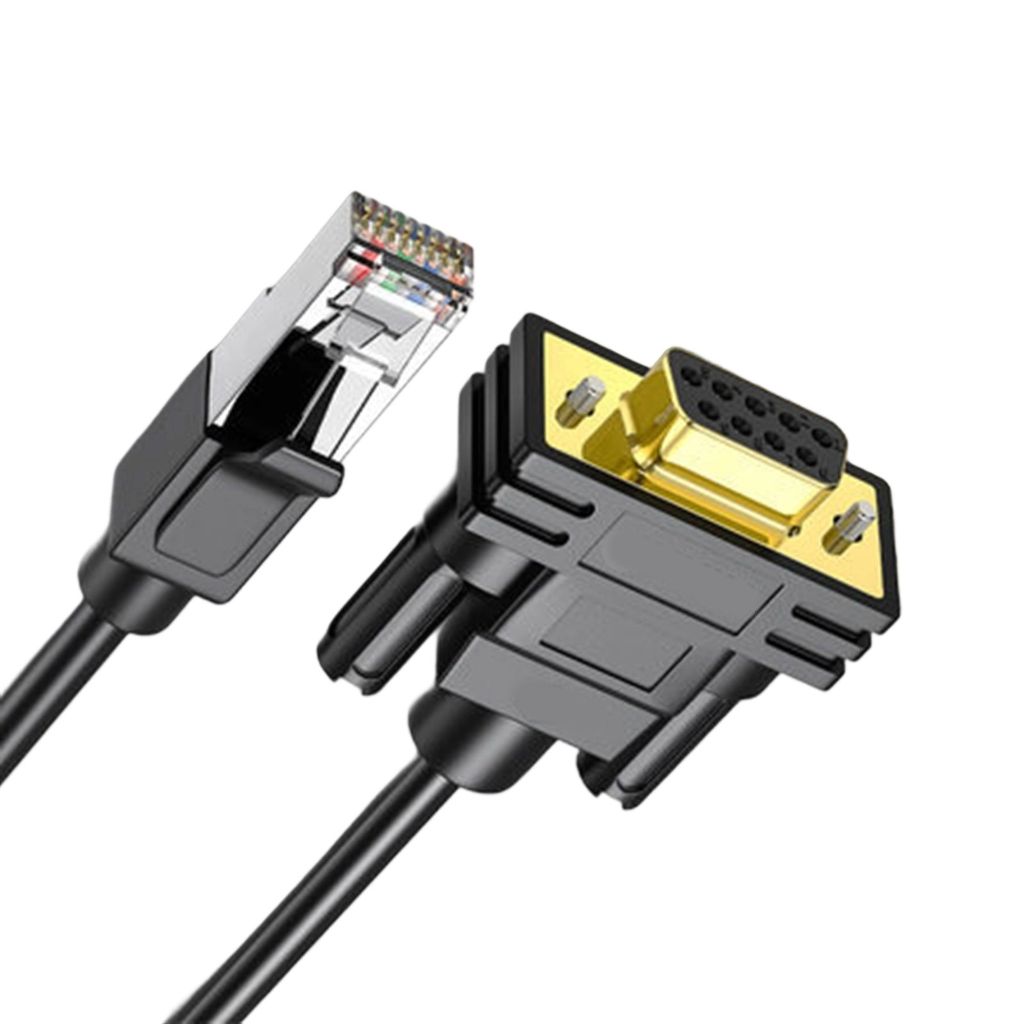 КонсольныйкабельRJ45-RS232сдвойнымэкранированиемдлиной4,92Футадлястабильногосигнала