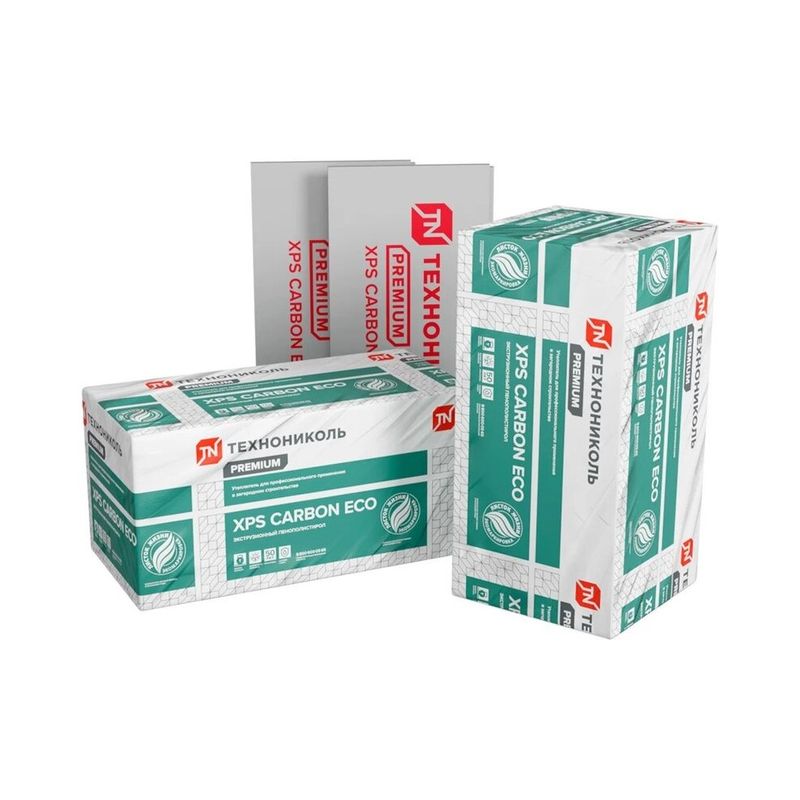 Пенополистиролэкструзионный50ммТехноникольКарбонЭко1180х580мм0,68м(уп-8шт)