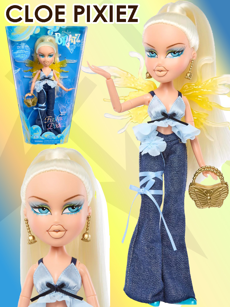 princess polly baby blue dress Veni Vidi Dolli: REVIEW: Bratz Fashion Pixiez CLOE