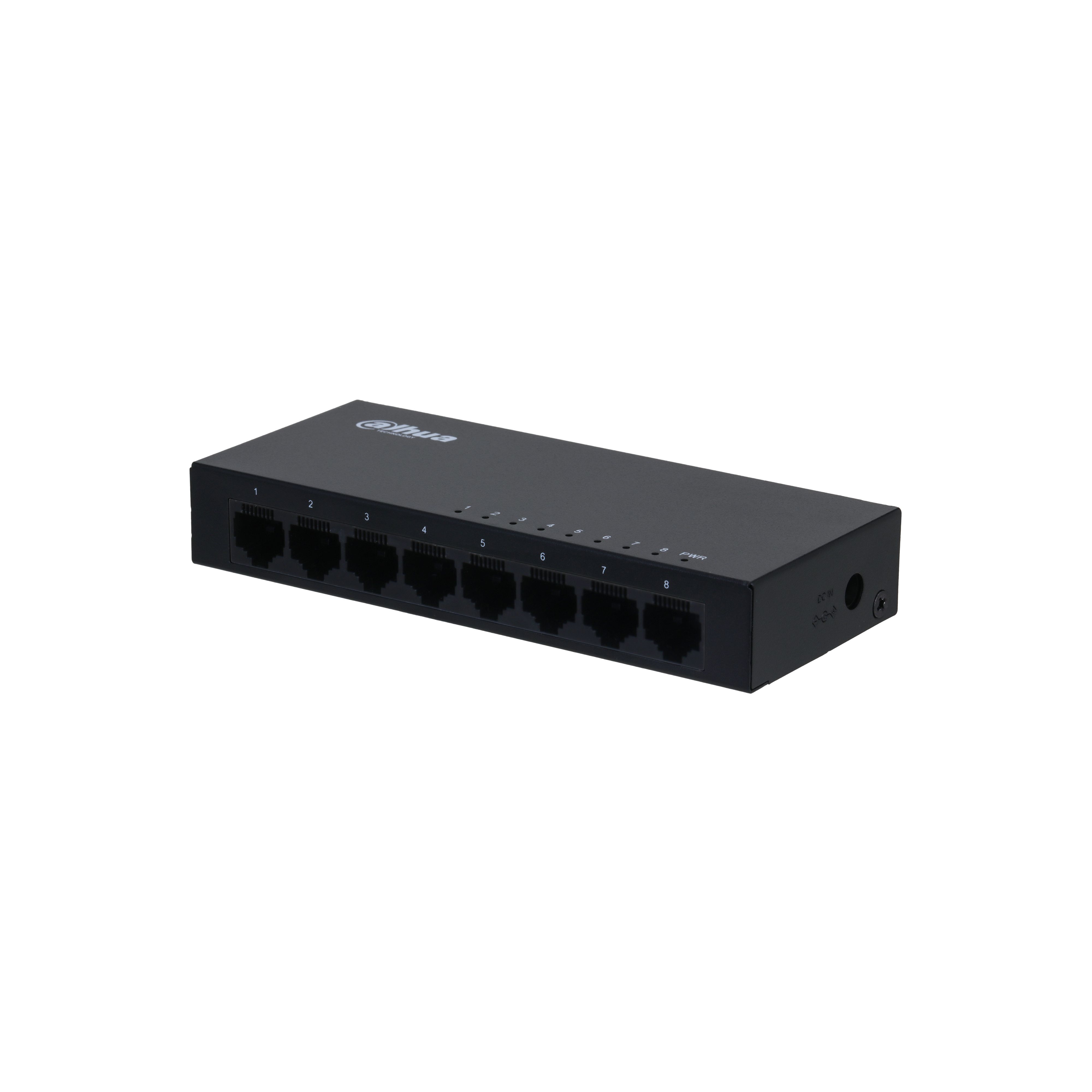 КоммутаторDAHUADH-PFS3008-8GTгигабитныйнеуправляемый,8xRJ451Гбит/с