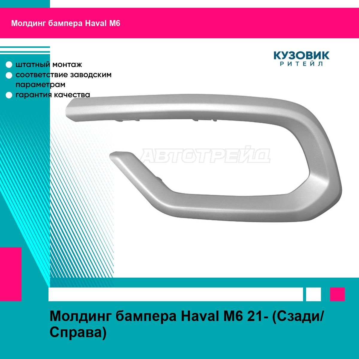 Крепление бампера Haval M6 21- (Сзади/ Справа)