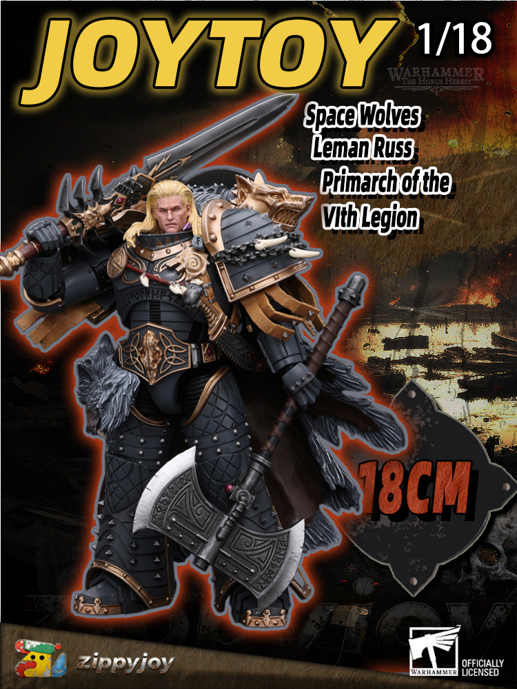 JOYTOY Warhammer 40K The Horus Heresy 1/18 Action Figure Sons of Horus Warmaster Horus Primarch of The XVlth Legion Collection Model Birthday Gifts