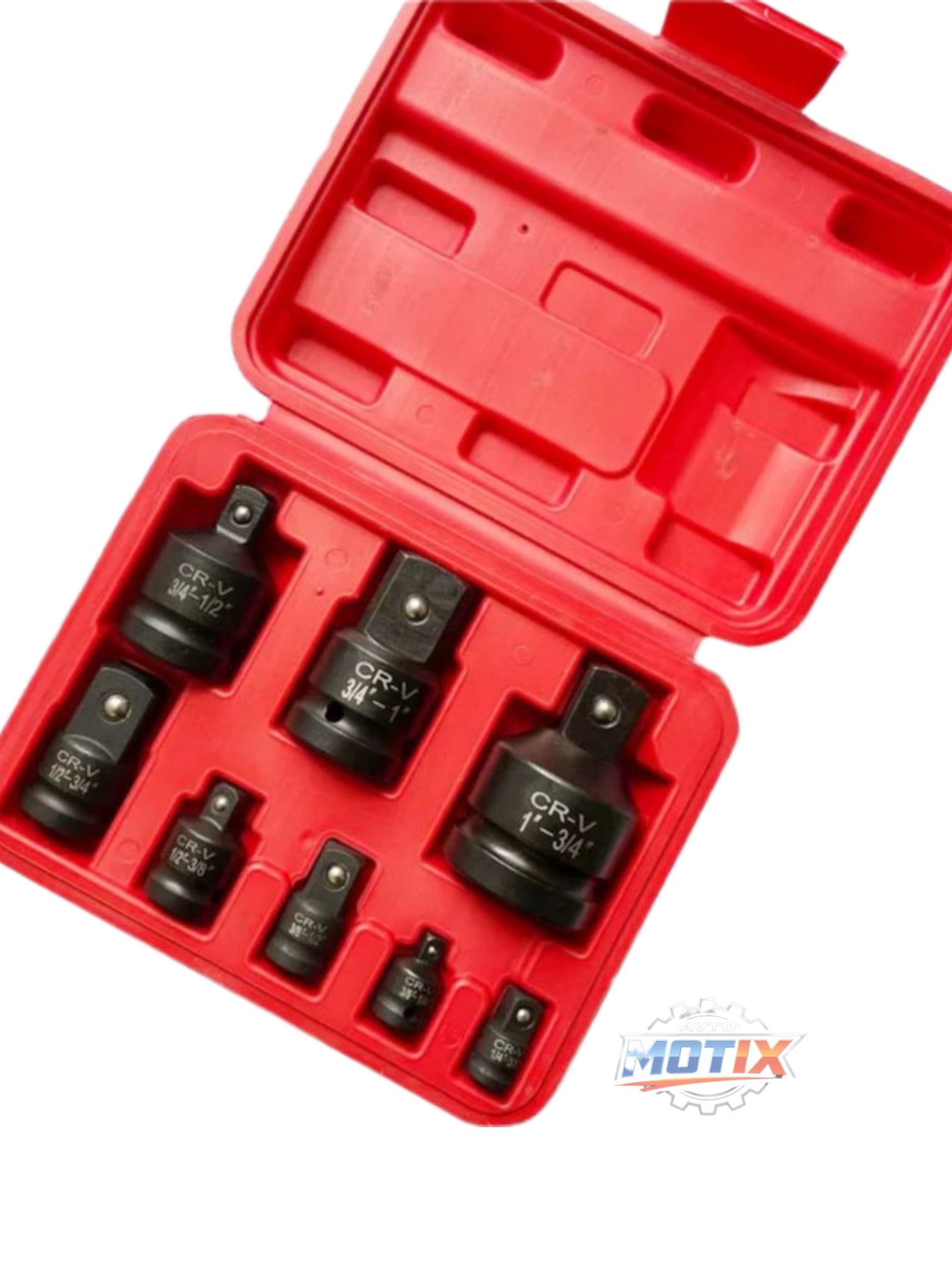 Набор удлиненных переходников АвтоХит 1/2" 8PCS