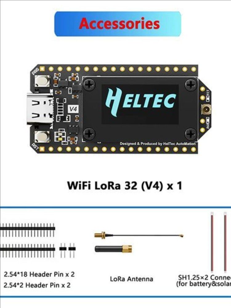 Обновление Heltec WiFi LoRa 32(V4) ESP32S3+SX1262 BLE LoRa Node ...