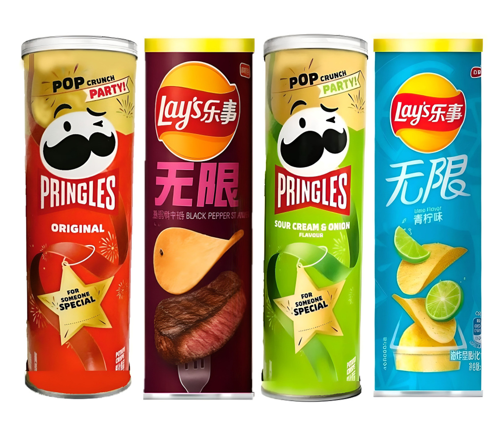 Набор чипсов Pringles Lays #1