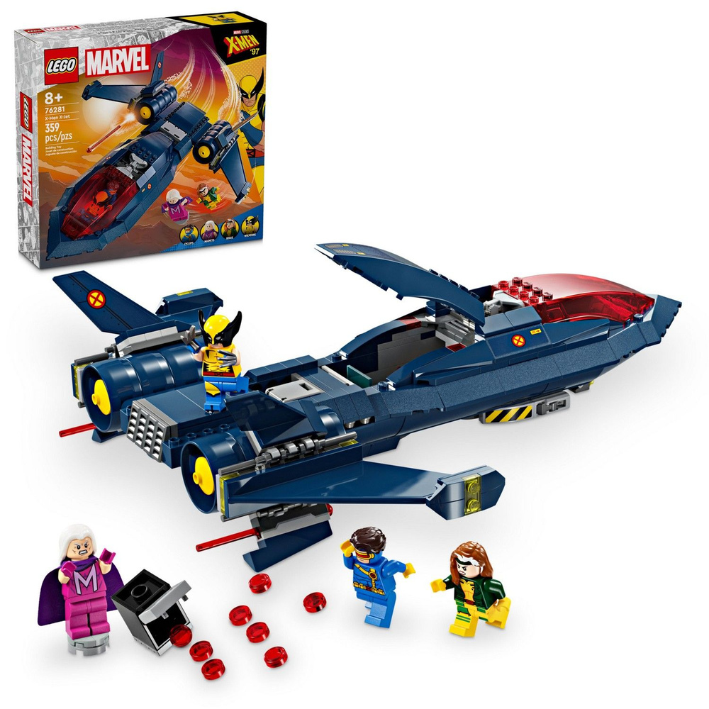 Конструктор LEGO Marvel 76281 Истребитель X-Jet Люди Икс