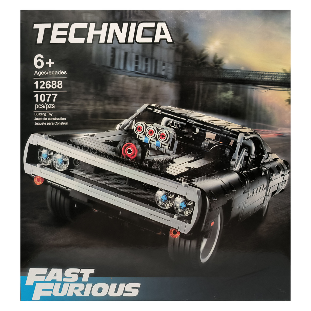 Конструктор "Dodge Charger Доминика Торетто" / 1077 деталей - купить с ...