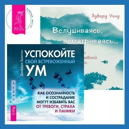 Вслушиваясь, всматриваясь... Дзен в повседневной жизни + Успокойте свой встревоженный ум | Уолд Эдвард, #1