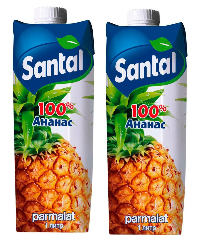 Сок Ананасовый Santal, 2 шт по 1 л - купить с доставкой по выгодным ...