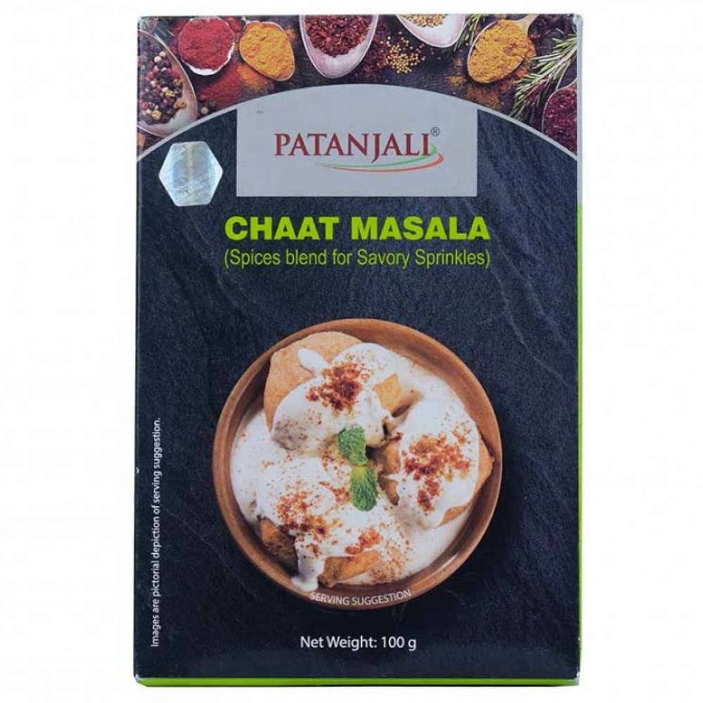 Приправа для фруктовых салатов Масала Patanjali (Chaat Masala), 100 г