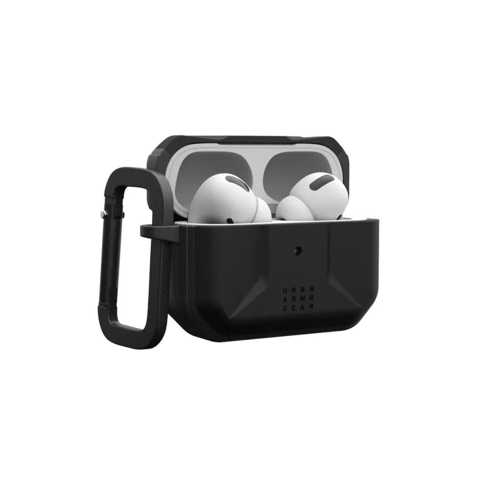 Чехол с карабином Urban Armor Gear (UAG) для Apple Airpods Pro/Pro 2 Civilian, цвет черный (BLACK)  #1