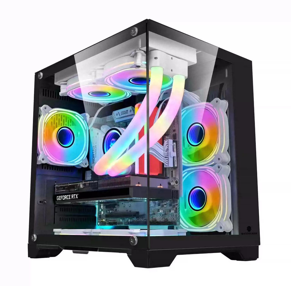 Compucase Компьютерный корпус Полностью прозрачный корпус компьютера ...
