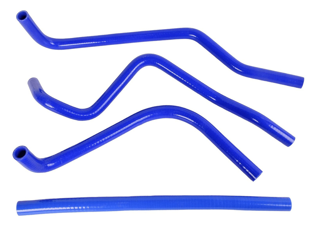 Патрубок УАЗ-3160 Патриот отопителя 4 штуки комплект синий после 2012 года  #1