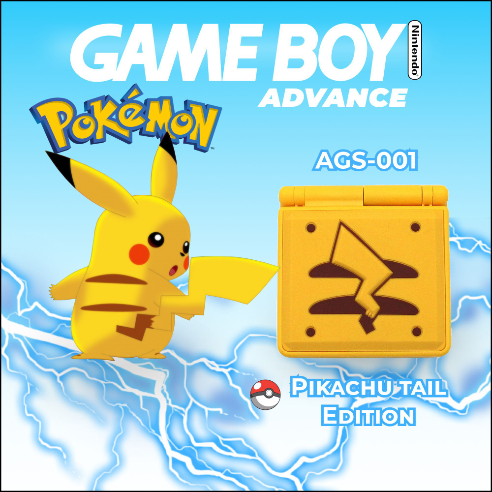 Игровая приставка Nintendo Game Boy Advance SP (AGS-001) Pokemon Edition -  купить с доставкой по выгодным ценам в интернет-магазине OZON (1262318217)