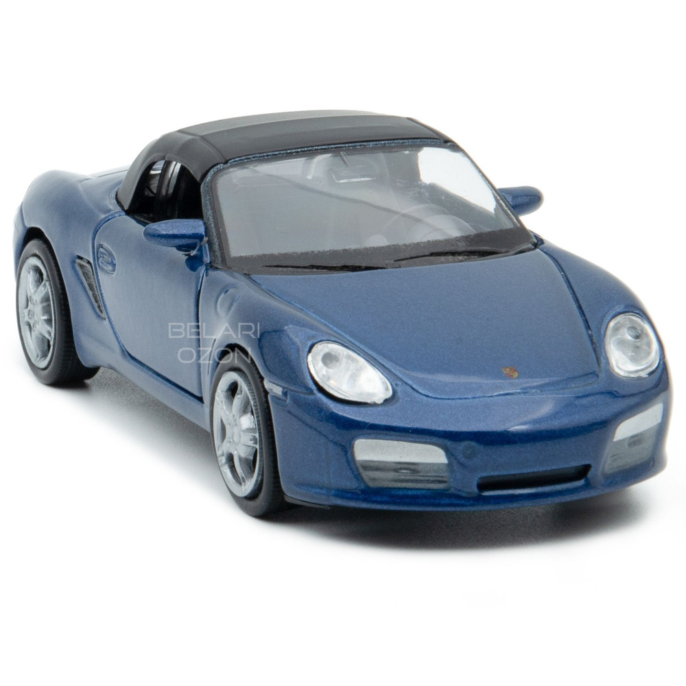 Машинка металлическая Welly 1:38 PORSCHE BOXSTER S SOFT-TOP (Порше Бокстер)  42375H инерционная, двери открываются / Синий - купить с доставкой по  выгодным ценам в интернет-магазине OZON (1461055864)