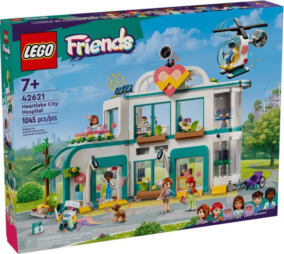 Конструктор Lego Friends Городская больница Хартлейк 42621