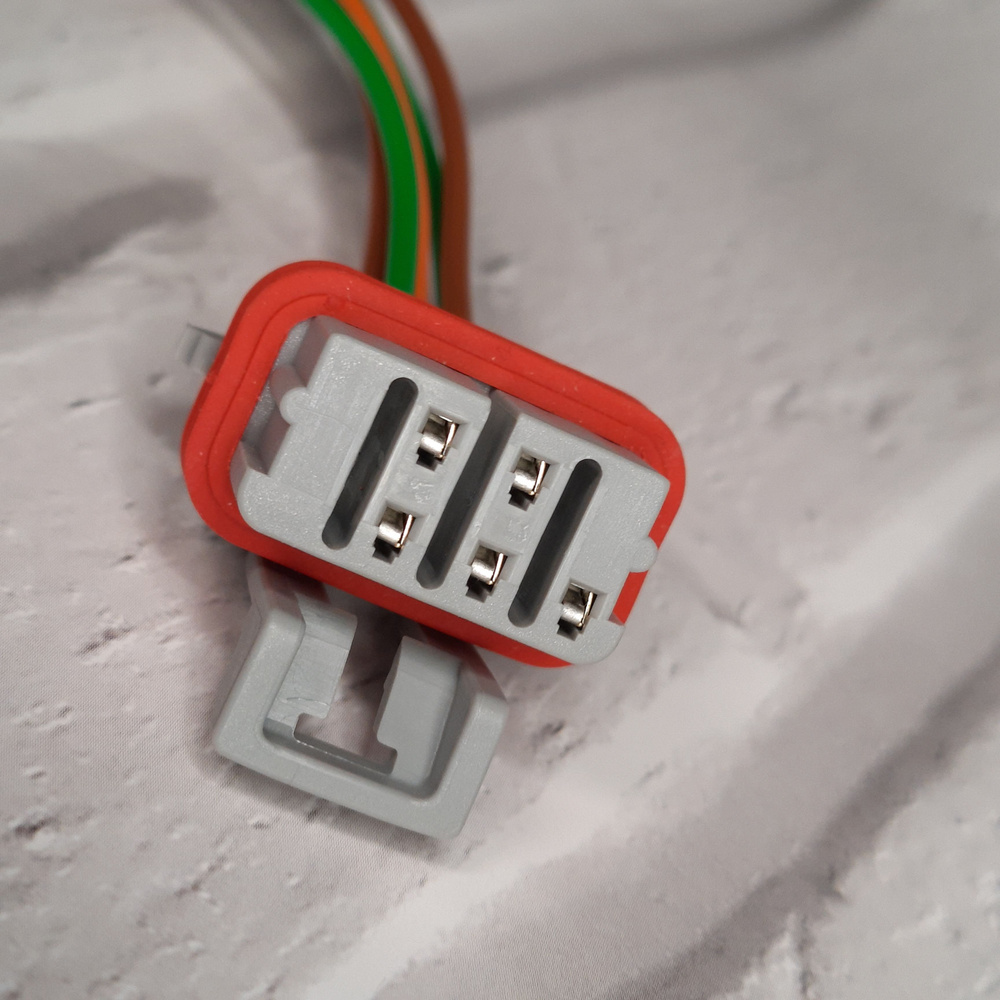 Разъем жгута топливных форсунок 5-ти контактный гнездовой, с проводами ...