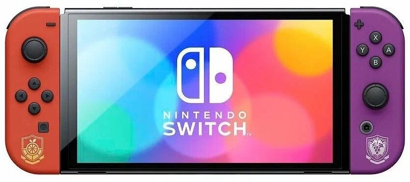 Игровая приставка Nintendo Switch OLED 64 ГБ, Pokemon Scarlet & Violet Edition #1