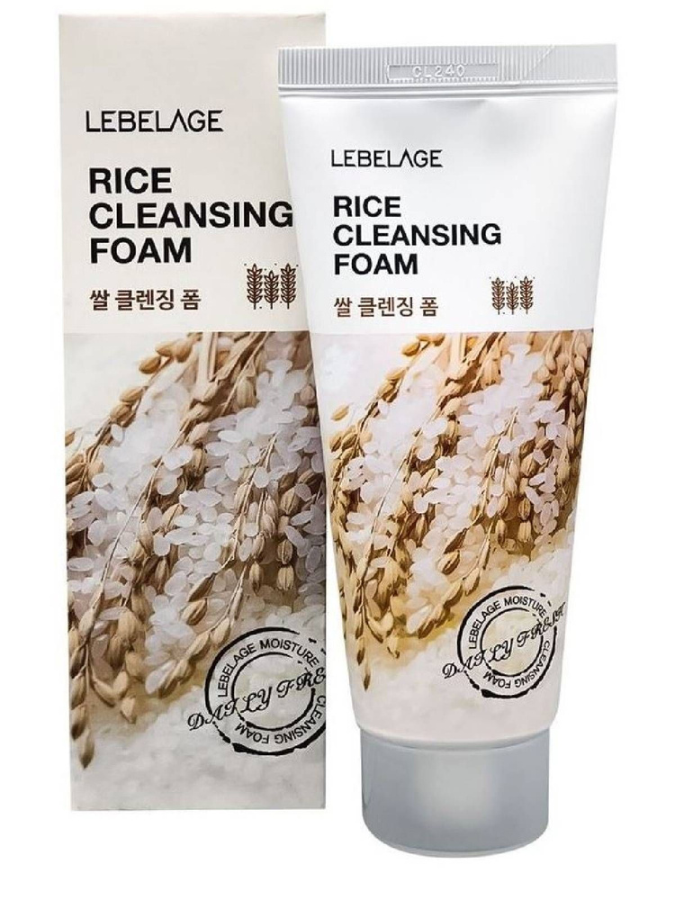 Lebelage / Пенка для умывания с экстрактом риса LEBELAGE RICE CLEANSING FOAM  #1