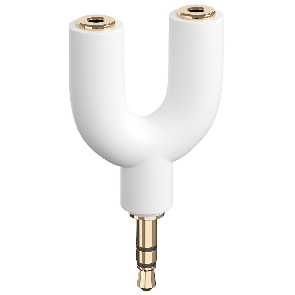 Аудио сплиттер переходник GSMIN Prism разветвитель адаптер для 2 двух ...