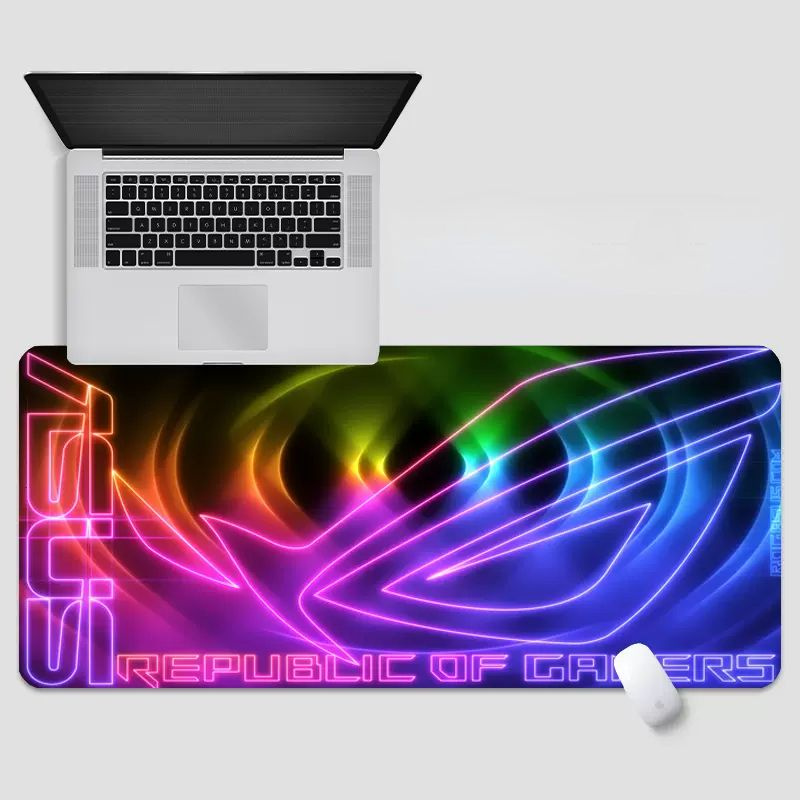 ROG Коврик для мыши большой игровой 800*300*3mm, XL, розовый, пурпурный  #1