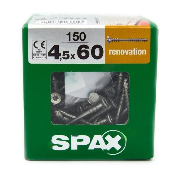 Саморезы для OSB, МДФ, ДСП, фанеры, Spax 4,5х60 мм (150 шт.) Wirox #1