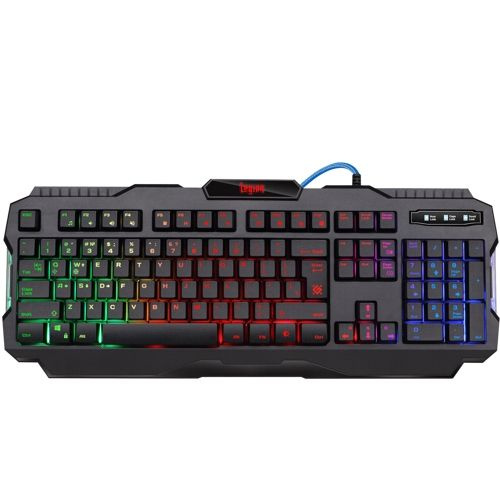 Игровая клавиатура Defender Legion GK-010DL RU, подсветка RGB, влагоустойчивая, кабель 1.5 м  #1