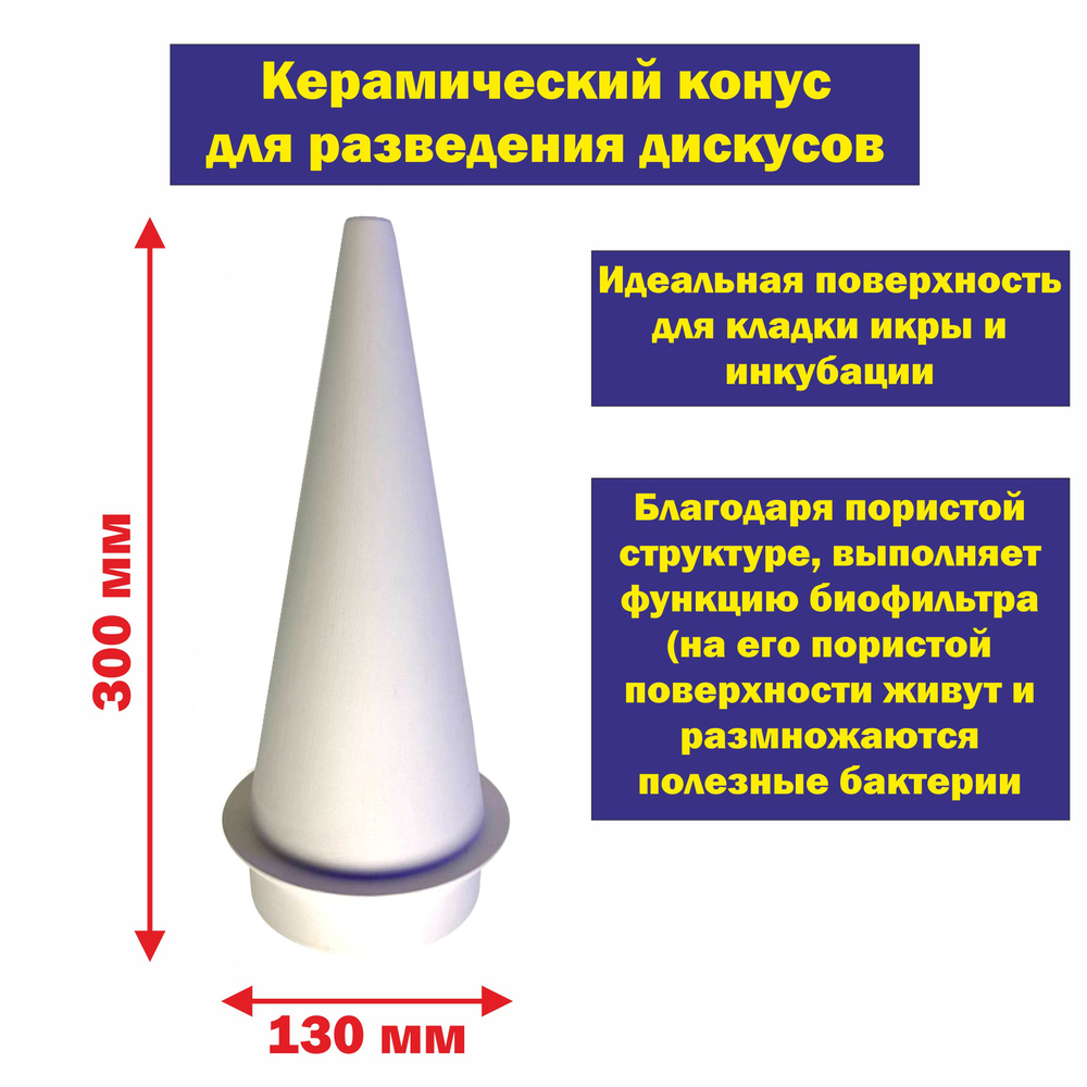 Конус с икросборником для дискусов