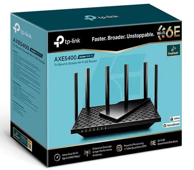 Wi-Fi роутер TP-LINK Archer AXE75 WiFi6E #1