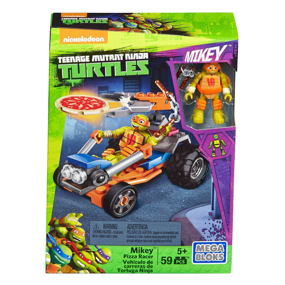 MegaBloks Конструктор Черепашки-ниндзя Микеланджело Mutant Ninja