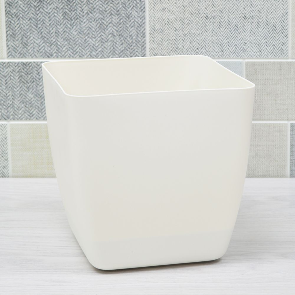 Горшок цветочный Vienna 5л квадратный, белоснежный жасмин - купить с ...