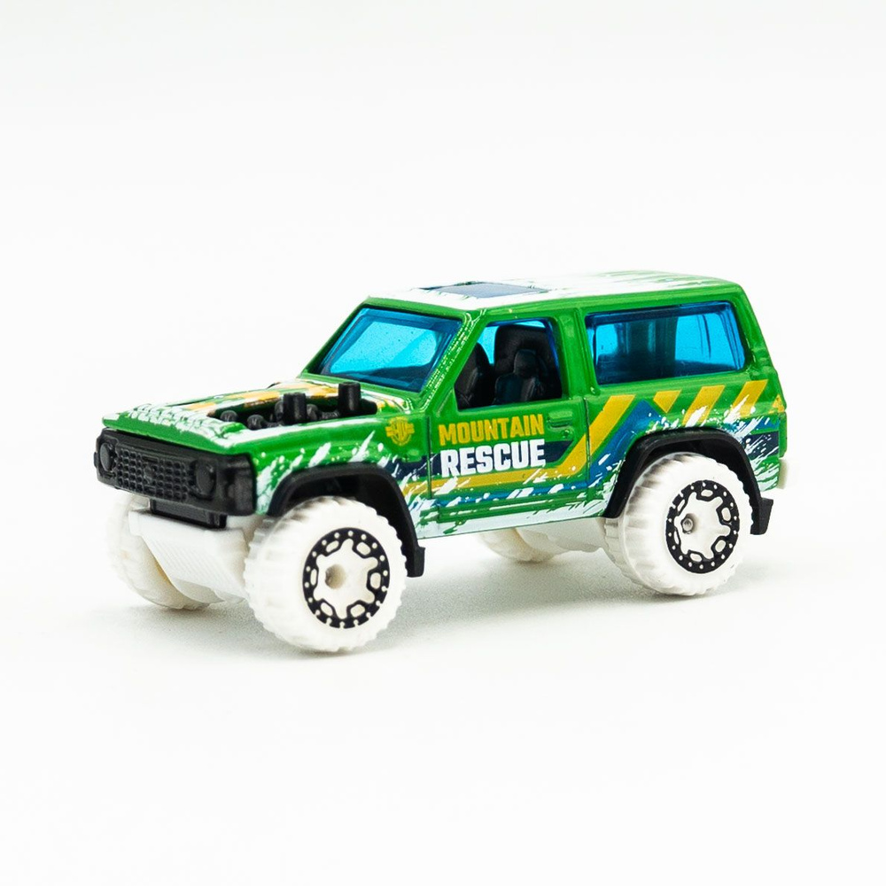 Машинка Hot Wheels КОЛЕСА В СНЕГУ Nissan Patrol Custom Green Новинка. Case F 2024  #1