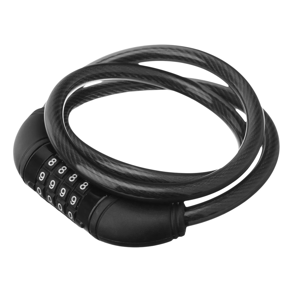 Замок тросовый для велосипедов и колясок с кодовым механизмом, 10 х 950 ...