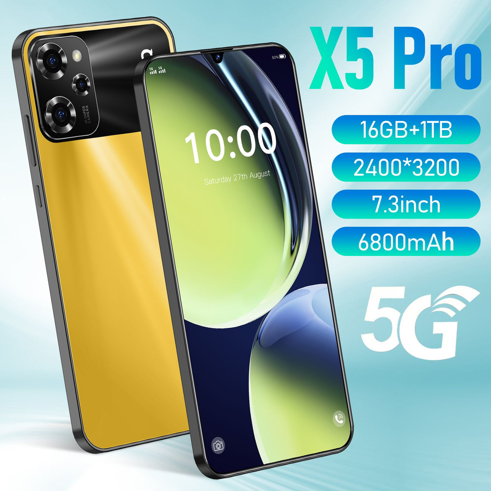 Смартфон Android-смартфон, 13T Pro , 5G, WiFi, поддержка русского языка,  бесплатная карта памяти (128 Гб)*.* - купить по выгодной цене в  интернет-магазине OZON (1534513211)