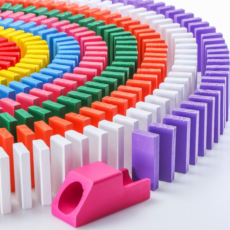 Домино Набор Строительных Блоков Образовательные Игрушки - купить с ...