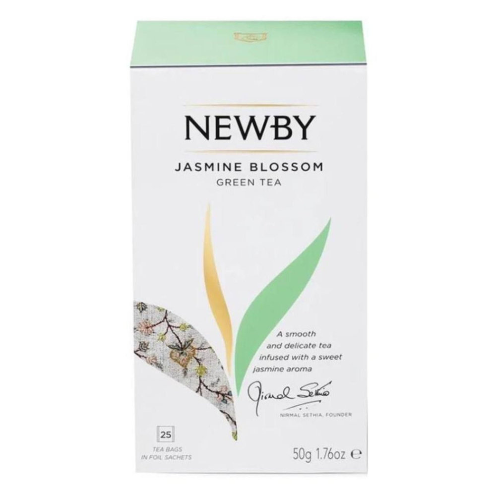 Newby Jasmine Blossom Green Tea 25 пакетиков #1