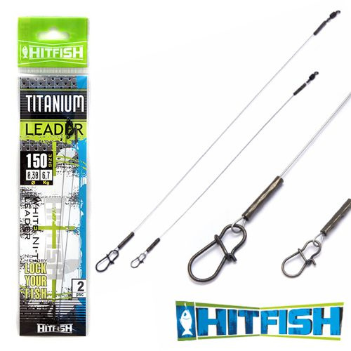 Поводок титановый HITFISH 25см/17.6кг - купить по выгодной цене в ...