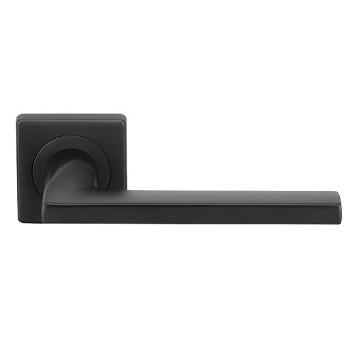 Ручка дверная VIVO S040 44BL (матовый черный) межкомнатная на раздельном основании, комплект  #1