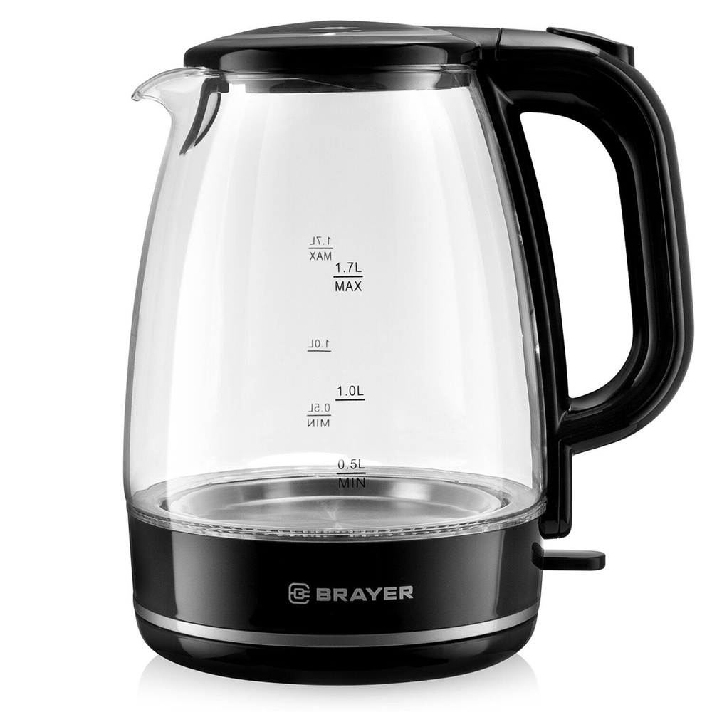 BRAYER Электрический чайник ОД-ОФМ-летняя-кухня-456593, черный  #1