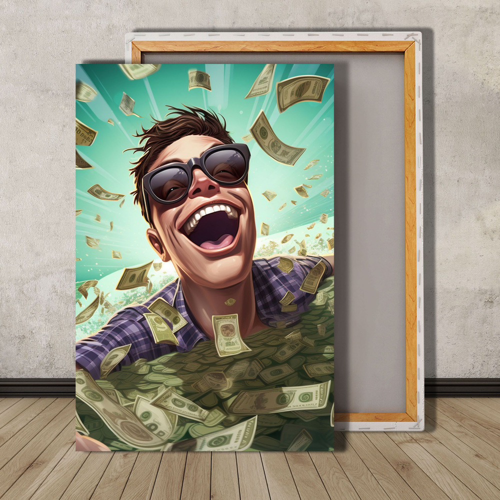 BRUSHBLOOM Картина "Деньги (9)", 40  х 30 см #1