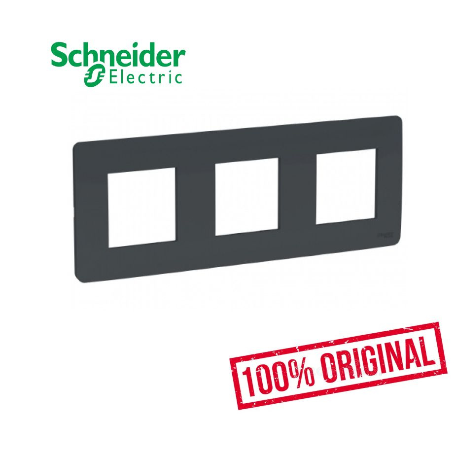 Schneider Electric Рамка электроустановочная Unica Studio, черный, 3 пост., 1 шт.  #1