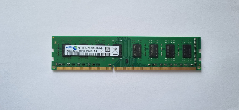 Модуль оперативной памяти Samsung DDR3 8 ГБ 1333 MHz DIMM PC3-10600U 1x8 ГБ  (M378B1G73AH0-CH9) - купить по выгодной цене в интернет-магазине OZON  (639256672)