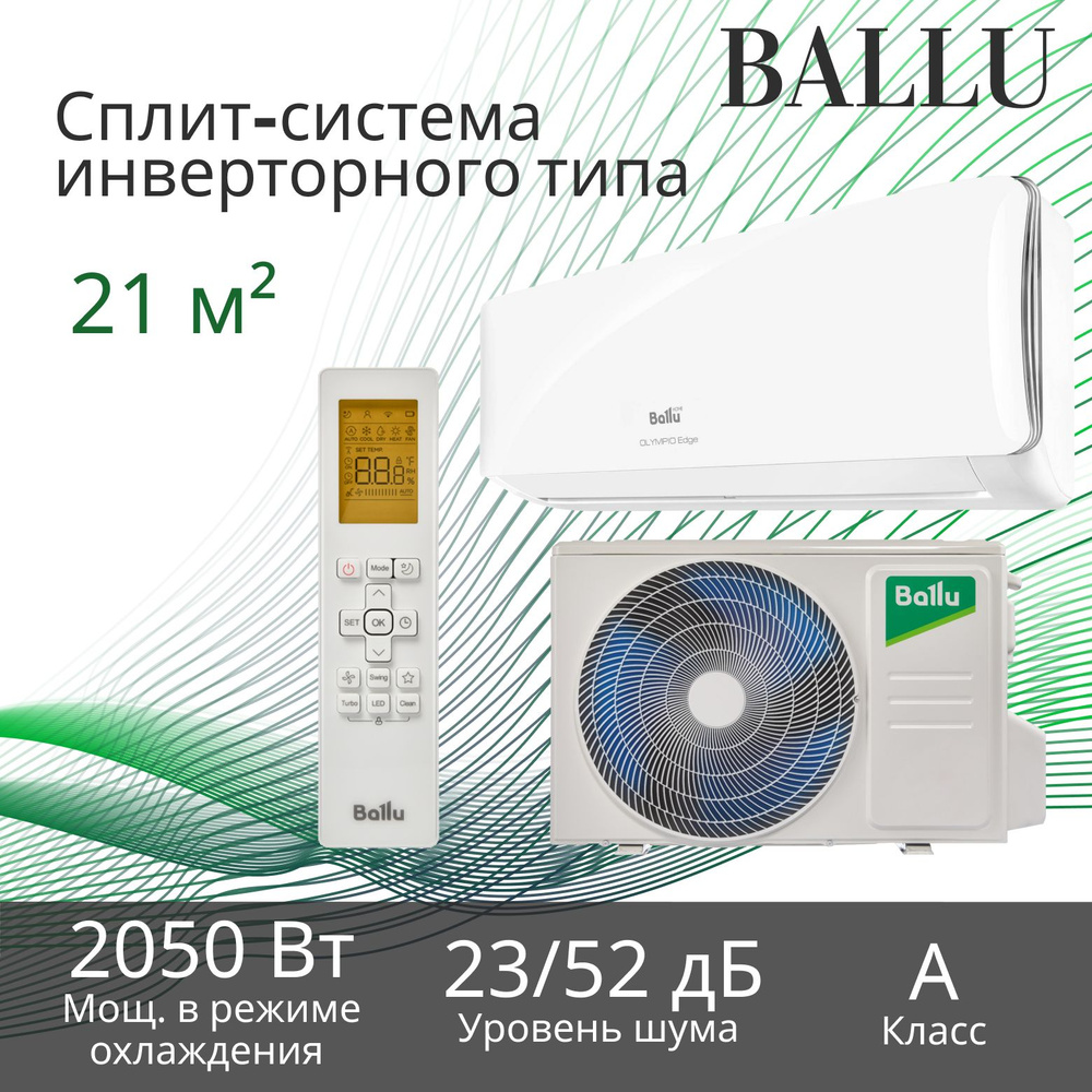 Сплит-система Ballu (комплект) внешний блок BSO/out-07HN8_22Y, BSO/in-07HN8_22Y  #1