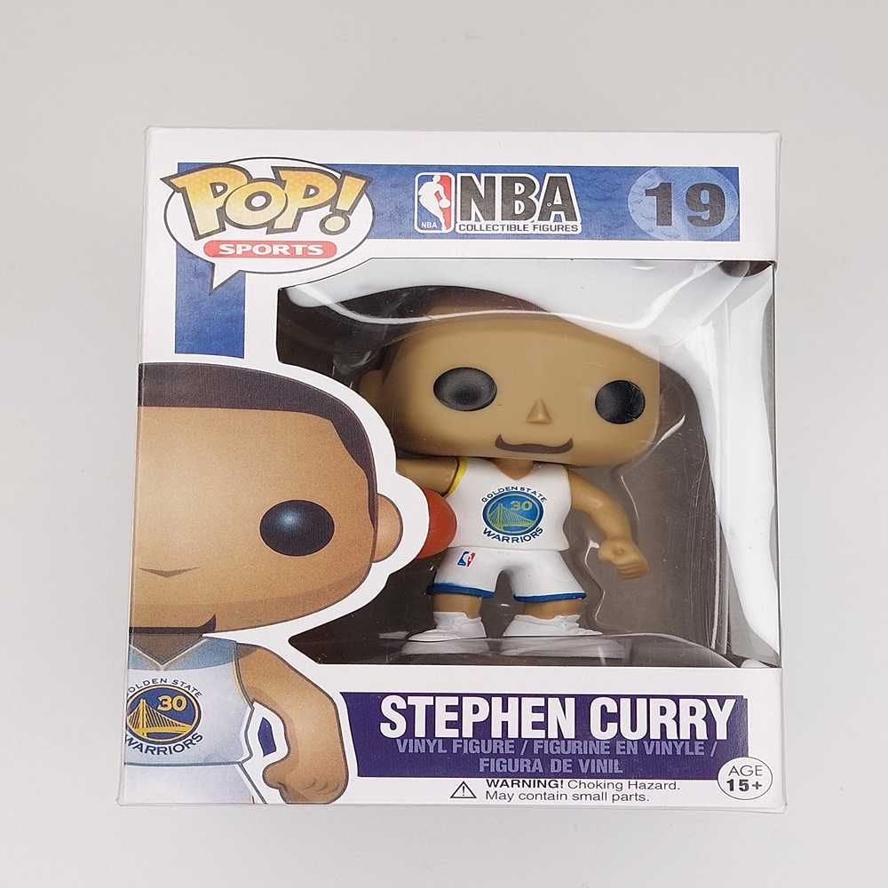 Фигурка баскетболист Стефан Карри в белой форме Stephen Curry звезда НБА  NBA 19