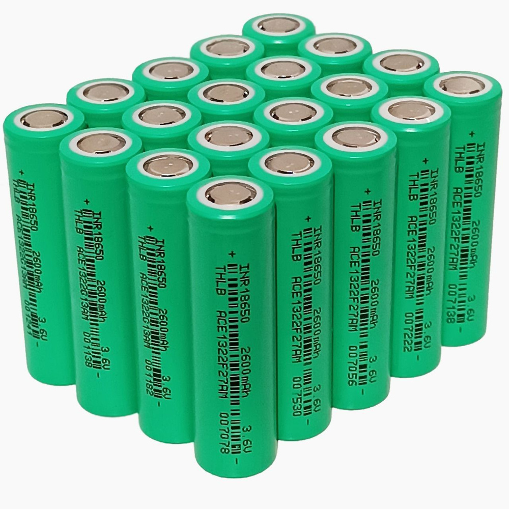 Аккумулятор THLB INR 18650 Li-ion высокотоковый, емкость 2600mAh 3.6V 20шт.  #1