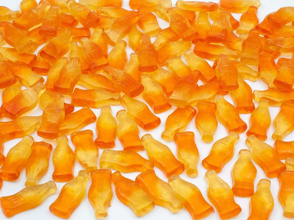 Жевательный мармелад Бутылочка cо вкусом апельсина SRRITZ 1кг RAVAZZI Италия  #1