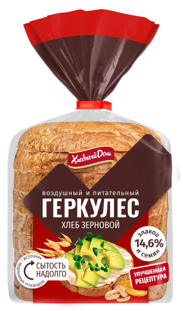 Хлеб Хлебный Дом "Геркулес зерновой", 250 г купить на OZON по низкой ...
