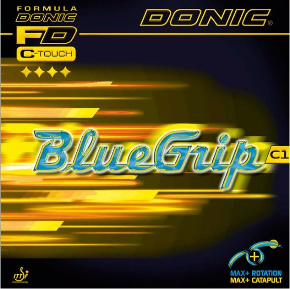 Donic BlueGrip C1, Max, Красный. Накладка для ракетки настольного тенниса.  #1