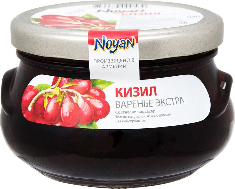 Noyan варенье из кизила, 450г х 1шт. Ноян Армения #1