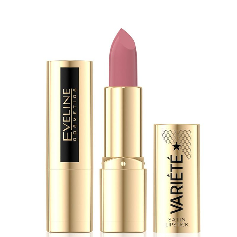 Помада для губ Eveline Cosmetics Variete, сатиновая, тон: N11 бежево-розовый, 4.1 г #1